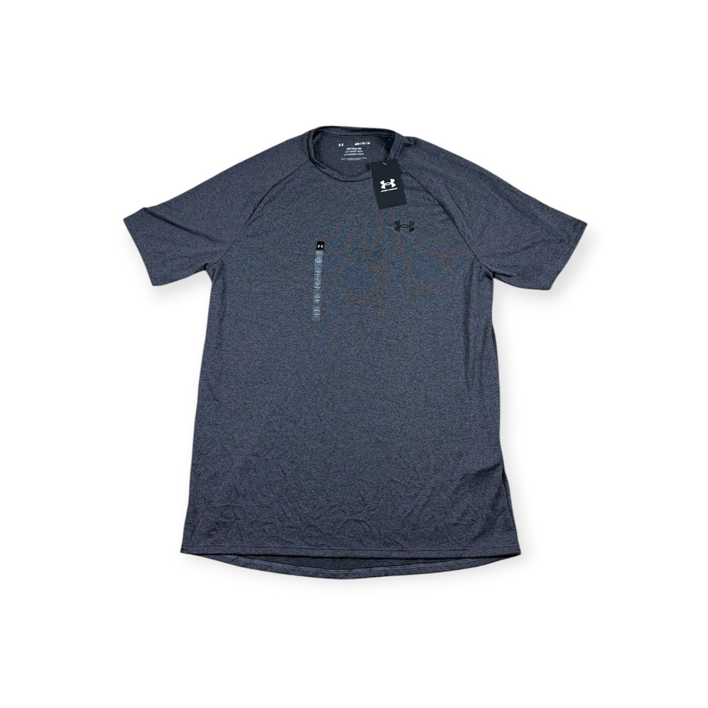 NEW Under Armour Mens Tech 2.0 Short Sleeve Tee Heather black 1326413 Medium